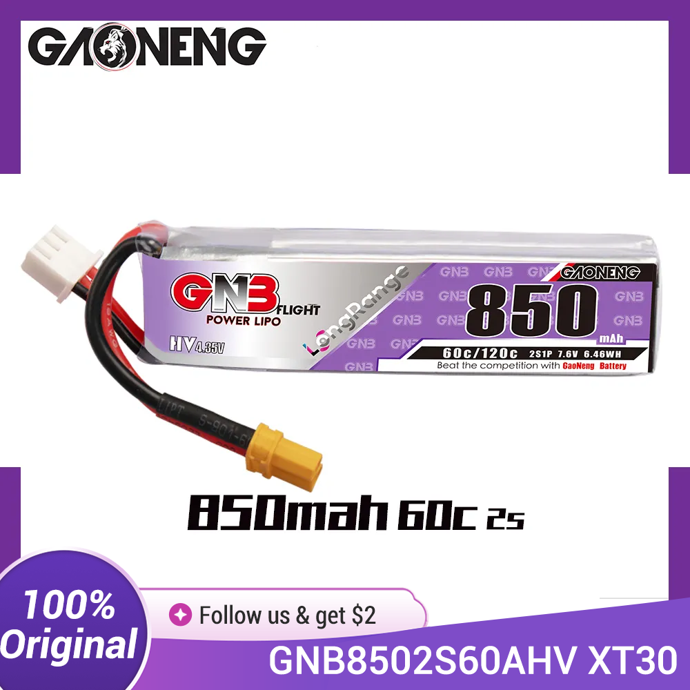 GAONENG GNB LiPo batterie 850m - Drone Battery 3S avis et prix